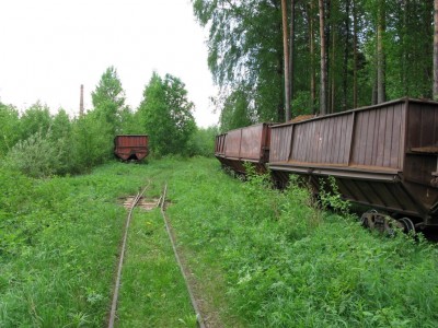 Пути отстоя перед выгрузкой.