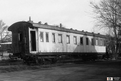 Старый пассажирский вагон на ст. Валга , Эстония<br />Автор: Aare Adamson | Фото сделано 9.XI.1996