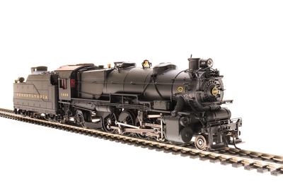 Broadway Limited 4394 PRR L1s 2-8-2, #1343, Post-war Version, Paragon3 Sound/DC/DCC, HO. Ссылка: http://locomotive-depot.com/ru/parovozy/1318-broadway-limited-4394-prr-l1s-2-8-2-1343-post-war-version-paragon3-sounddcdcc-ho.html