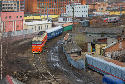 ТЭП70-0293, Санкт-Петербург-Балтийский, 25.IV.2017. Автор: Владик