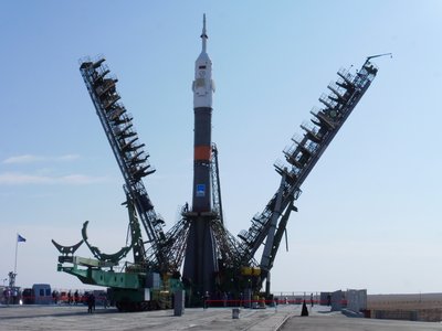 P1110252 Baikonur. Soyuz-MS-6 on 1 pl. 10.09.17.JPG