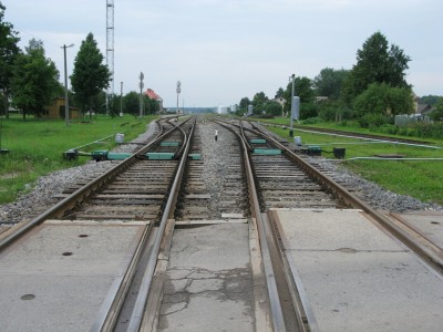 Вид на входной горловине в сторону ст Скрунда.