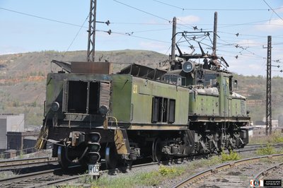 Электровоз IVКП с дизель-генераторной установкой, Магнитогорский металлургический комбинат.jpg