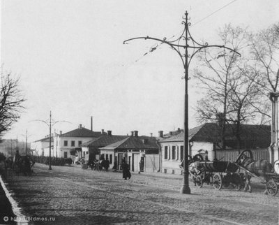 1911—1914 Улица Крымский Вал в сторону Москва-реки