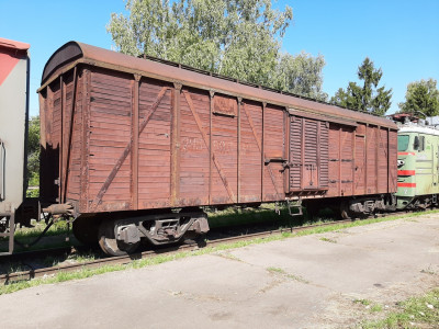 4-осн. крытый вагон 1928-36гг Щербинка 31.08.2019.jpg