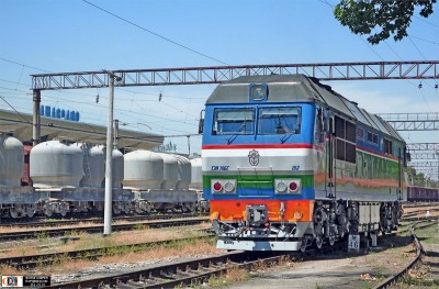 Тепловоз ТЭП70БС-103, ст. Самарканд, Самаркандская область, Узбекистан<br />Автор: Михаил Попов &quot;UZB&quot; | Фото сделано 20.VI.2010, опубликовано 9.X.2010.