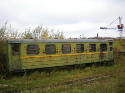 Пассажирский вагон ПВ-40Т, Лунданская УЖД, Кировская обл. Автор: С.Болошеко