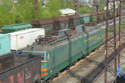 ВЛ11-043 ст. Курья, СВРД ЖД, 19 май 2011