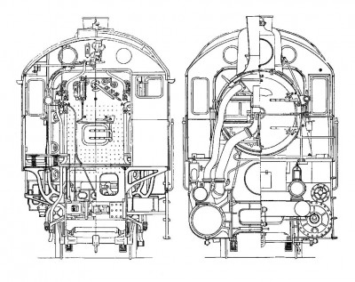 Чертеж паровоза серии Э - вид спереди,сзади.jpg