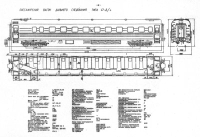 Пассажирский вагон дальнего следования типа 47-Д/к