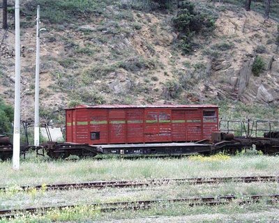 BDZ_platform_car_and_old_freight_car_Jakoruda.jpg