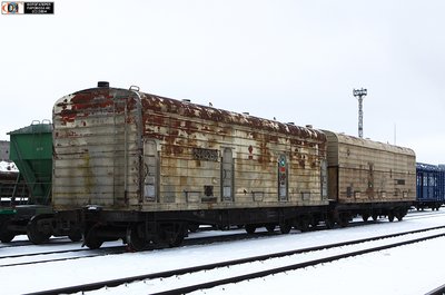 Спецвагоны для перевозки гелия, ст. Пресня, МОЖД, Россия/Москва<br />Автор: Дмитрий Зю. | Фото сделано 30.I.2009, опубликовано 31.I.2009.