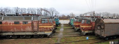 На базе запаса, станция Чёрный Остров (панорама), Украина/Хмельницкая обл.<br /> Автор: VDM | Фото сделано 2012 г, опубликовано 14.XII.2012