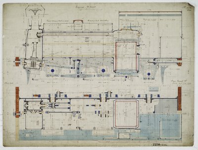 St Petersburg &amp; Helsingfors Railway (Russia and Finland) '0-4-2' tank locomotive<br /> Order No 2258<br /> Drawing No 14714<br /> Name of Draughtsman: Fox<br /> 1868