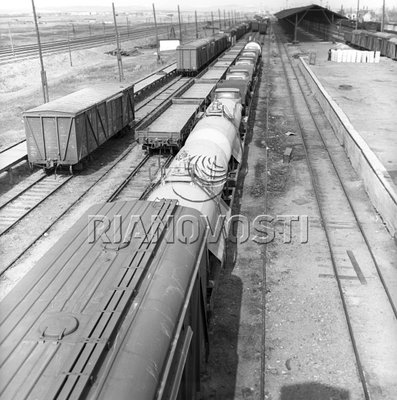 RIAN_782858 Товарный состав на станции Забайкальск 1969.jpg