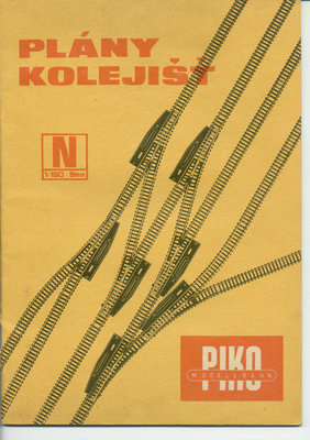 рельсовые планы старого PIKO, масштаба N (15 схем, язык чешский, отсканировано намного лучше)