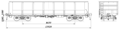 4-осный полувагон с глухим кузовом, модель 12-295Н.jpg