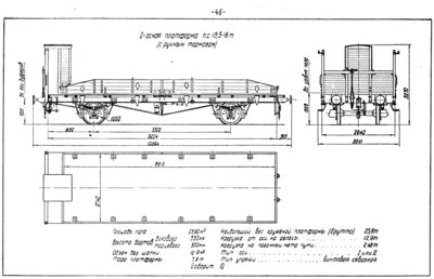 Узкоколейная платформа чертежи