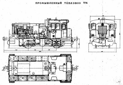 Тепловоз ту2 чертеж