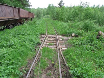 Отремонтированная стрелка.