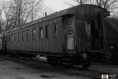 Старый пассажирский вагон на ст. Валга , Эстония<br />Автор: Aare Adamson | Фото сделано 9.XI.1996