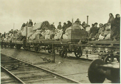Беженцы на платформах, Юго-Западный фронт, 1919 год.jpg