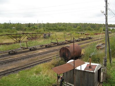 Полусцеп с хребтовой балкой 41-0016, Зебляковская УЖД, Костромская обл. - ПавловС.С..jpg