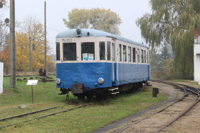 Вагон пассажирский с двигателем 1960-1965 г. (максимальная скорость 45 км/ч).