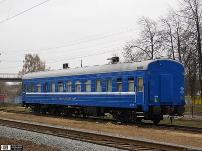 Вагон-дефектоскоп У3М на станции Минск-Восточный, Минск<br />Автор: Анискевич Андрей | Фото сделано 2.XI.2011