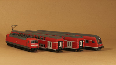 BR120 (Trix), вагоны (Roko/Tillig) DB AG