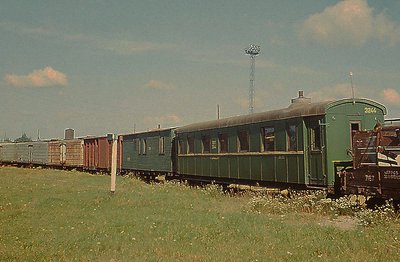 Former 2nd class sleeping car, 14.08.1973<br />Tamsalu (after closing)