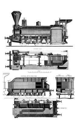 Russia Railways - Dunaberg & Witepsk Railway (Динабурго-Витебской железной дороги) 0-6-0 steam locomotive (Sharp Stewart Locomotive Works, Manchester 1860-71).jpg