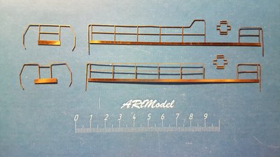 Комплект поручней для тепловоза ТГМ4, масштаб 1:87