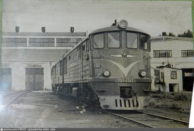 ТЭ3-4347 депо Рубцовск 1960гг.jpg