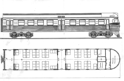 Чертеж вагона эр2