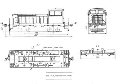 Тепловоз ту7 чертеж