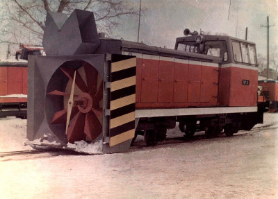 Роторный снегоочиститель ТУ7Р, Камбарский машиностроительный завод, 1985 год. Фото из архива завода КМЗ