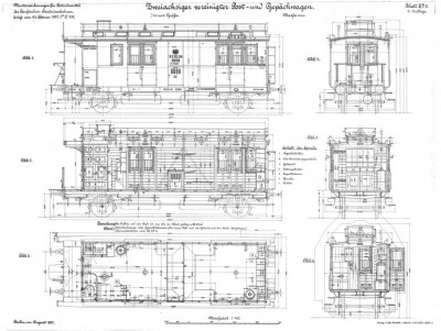 ХЗ - Vereinigter Post- und Gepäckwagen für Personenzüge der K.P.E.V..jpg