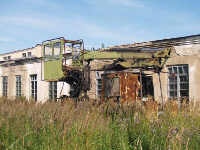 Крановая установка ДМ20, Зебляковская УЖД (ЛПХ), Костромская обл.<br />Автор: Александр Суслин