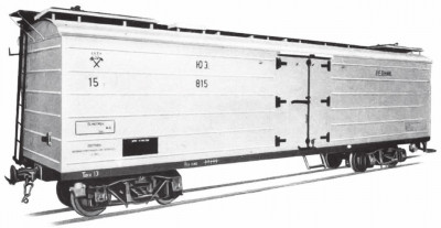 Цельнометаллический вагон ледник (Bautzen kühlwagen) завода Баутцен