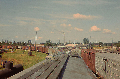 Изотермические вагоны-ледники, станция Tamsalu, 14.08.1973. Фото: Andrus Roosma