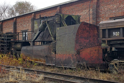 Jordan Spreader Type A № 777, 1943 г.в., ООО &quot;ПТУ&quot; (ранее Коркинский угольный разрез, общий вид)