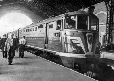 ТЭ7-005 Ленинградкий вокзал 05.1958.jpg