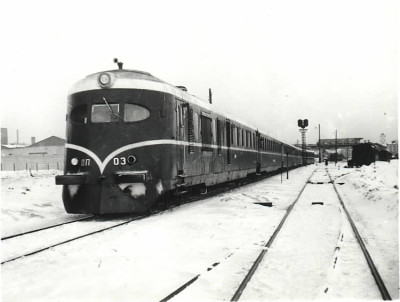 ДП-03 (3) На тракционных путях ст. Ленинград-Пассажирский-Московский 1950 © ЦМОЖД.jpg