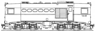Тепловоз ту2 чертеж
