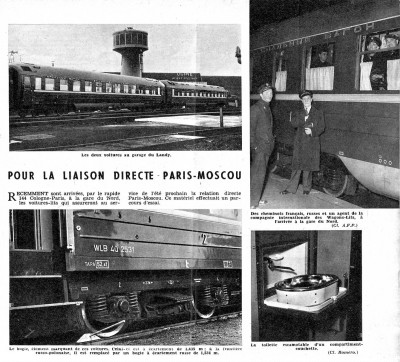 1960 год. Первые вагоны Москва-Париж. Спальный вагон №2531, второго класса, из серии из 40 вагонов (с номерами с 2500 по 2539), завода Görlitz (ГДР) постройки 1959 г.