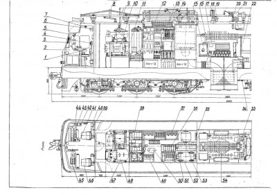 Чертеж электровоза вл11