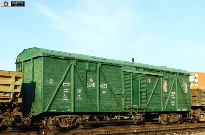 Турный вагон думпкарной вертушки на базе крытого грузового вагона, ст. Пресня, МОЖД, Россия/Москва<br /> Автор: Дмитрий Зю. | Фото сделано 7.X.2011