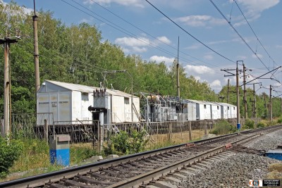 Передвижная тяговая подстанция Блок-пост 57 км на участке Безенчук - Кинель.jpg