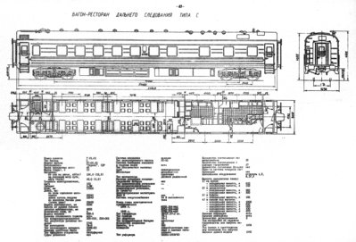 Вагон-ресторан дальнего следования типа С